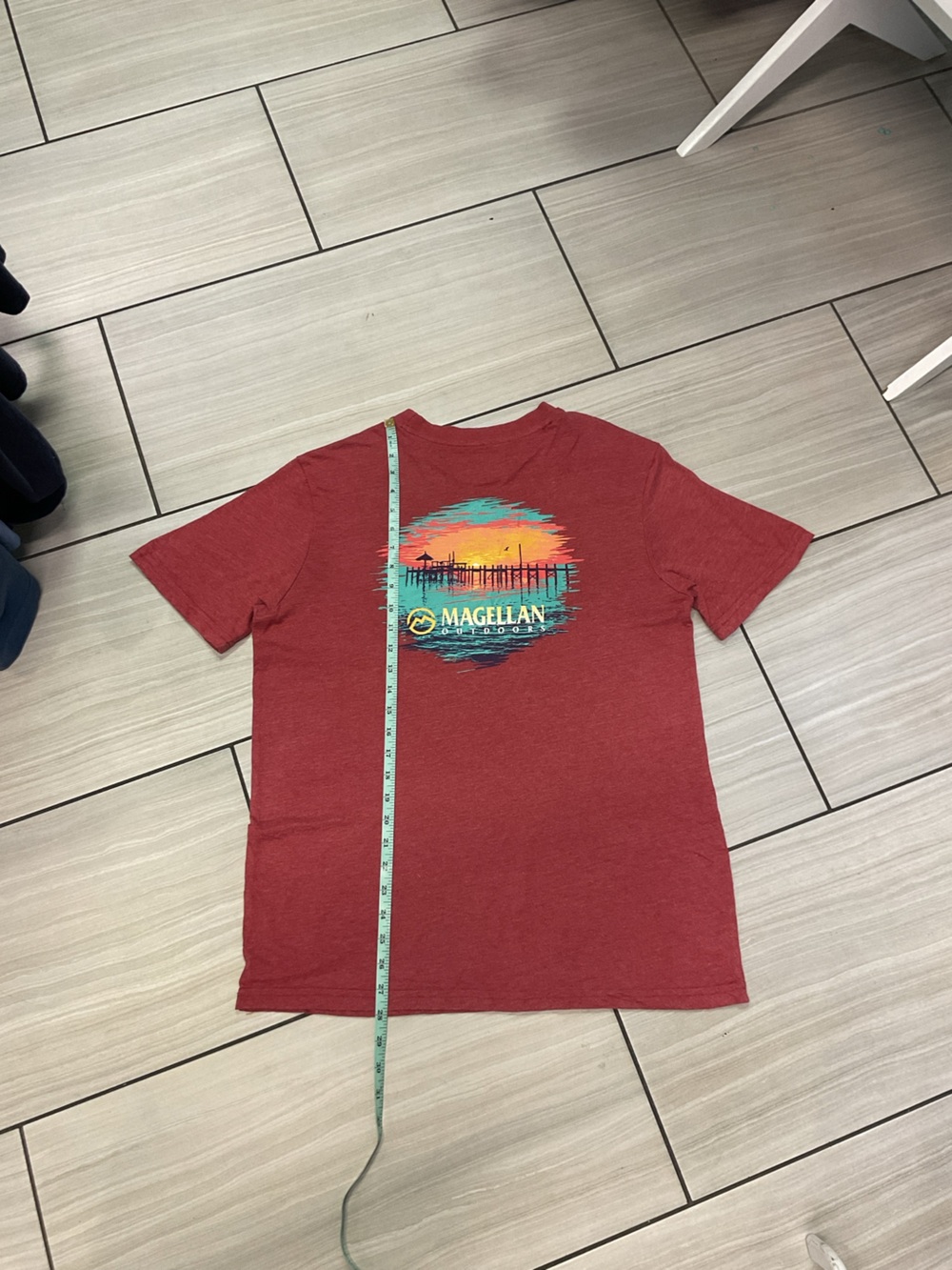 Magellan Outdoors Sunset Pier Graphic T-Shirt - Picture 3 of 9